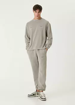 Спортивные брюки-джоггеры с логотипом Represent, серый