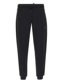 Спортивные брюки Ea7 Emporio Armani из хлопковой смеси, черный
