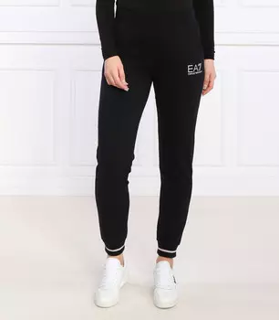 Спортивные брюки EA7 Slim Fit, черный
