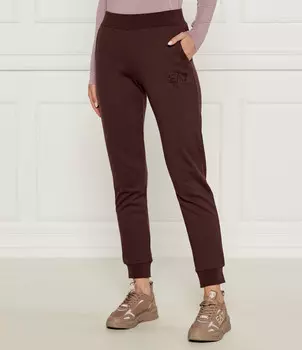 Спортивные брюки EA7 Slim Fit, коричневый
