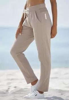 Спортивные брюки Elbsand, серо-коричневый