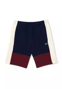 Спортивные брюки Elevated Lacoste, цвет bleu marine bordeaux blanc pig