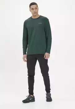 Спортивные брюки ENDURANCE "ANKER M PANTS", изготовлены из быстросохнущего функционального стрейча, черный