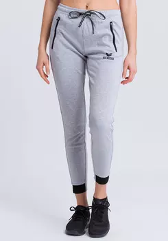 Спортивные брюки erima Essential, светло серый меланж/черный
