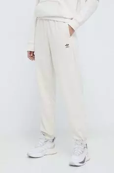 Спортивные брюки Essentials Fleece Joggers adidas Originals, бежевый