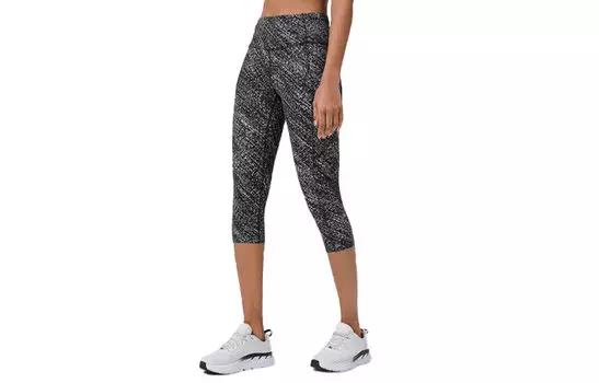 Спортивные брюки Fast And Free женские Lululemon, Green Camouflage