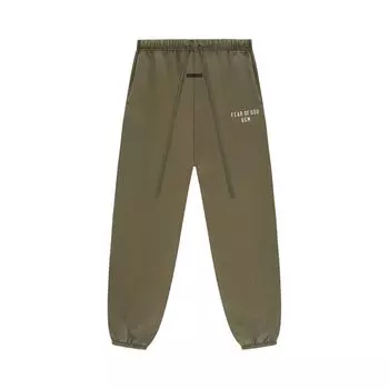 Спортивные брюки Fear of God Essentials Heavy Fleece Sweatpant 'Military', зеленый
