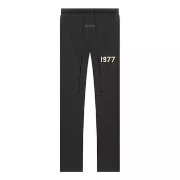 Спортивные брюки Fear of God Essentials SS22 Relaxed Sweatpants Iron 1977 Logo FOG-SS22-167, черный