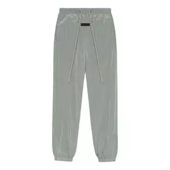 Спортивные брюки Fear of God Essentials SS24 Crinkle Nylon Track Pant 'Seal', серый