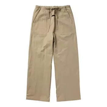 Спортивные брюки Fear of God Essentials SS25 Textured Nylon Utility Pants 'Dessert Sand', желто-коричневый