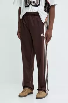 Спортивные брюки Firebird TP Adidas Originals, коричневый