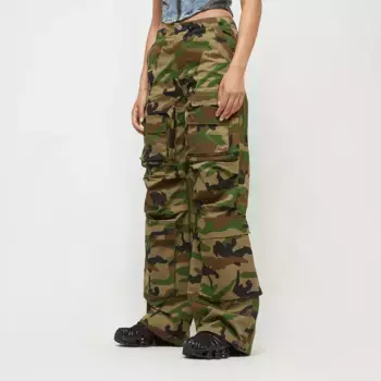 Спортивные брюки First Row Wide Cargo Pants, камуфляж
