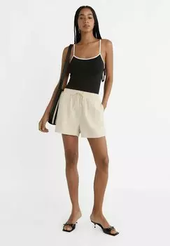 Спортивные брюки Flowing With Elasticated Waistband Stradivarius, камень