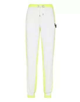 Спортивные брюки флуоресцентные PHILIPP PLEIN, белый
