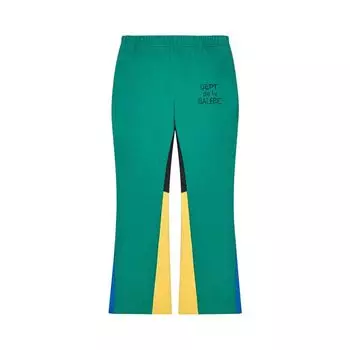 Спортивные брюки Gallery Dept. Flare Sweatpant 'Emerald Green', зеленый