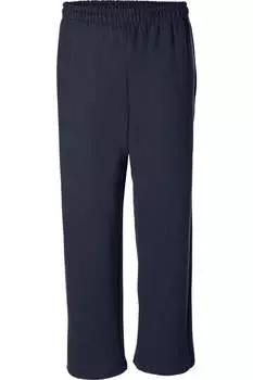 Спортивные брюки Gildan Heavy Blend с открытым низом, темно-синий