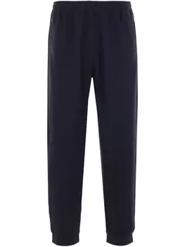 Спортивные брюки Giorgio Armani из технической вафельной сетки, синий