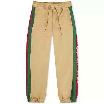 Спортивные брюки Gucci Tape, цвет Camel Mix