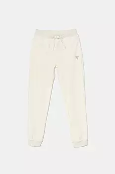 Спортивные брюки Guess для мальчиков и девочек, бежевый