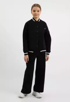 Спортивные брюки Gulliver с разрезами по бокам, черный