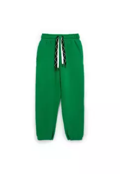 Спортивные брюки Gulliver с регулируемым поясом, зеленый