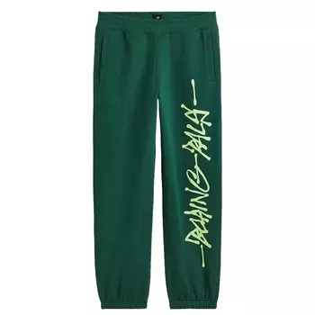 Спортивные брюки H&amp;M Boring Pals Loose Fit, зеленый