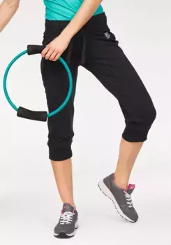 Спортивные брюки H.I.S 3/4, черный