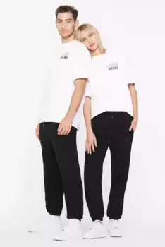 Спортивные брюки Harlem Soul с эластичным поясом и кулиской, черный