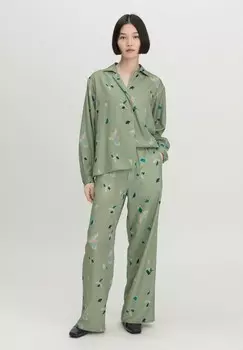 Спортивные брюки hessnatur, зеленый