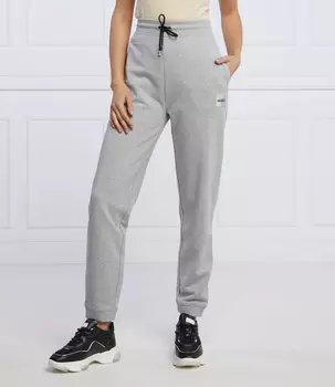 Спортивные брюки HUGO dachib regular fit mid rise, пепельно-серый