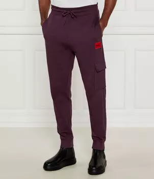 Спортивные брюки HUGO Dwellrom Regular Fit, бордо