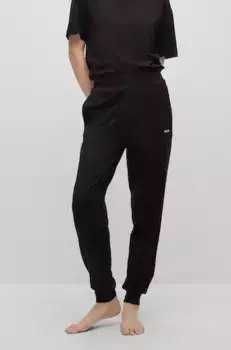 Спортивные брюки HUGO Underwear "SHUFFLE_PANTS 10249155 01", с изящной надписью-логотипом, черный