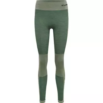 Спортивные брюки Hummel Skinny Workout Pants, зеленый/темно-зеленый