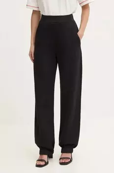 Спортивные брюки Iceberg из хлопка, черный