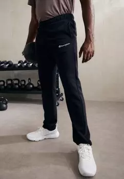 Спортивные брюки Icons Straight Hem Pants Small Logo Champion, черный