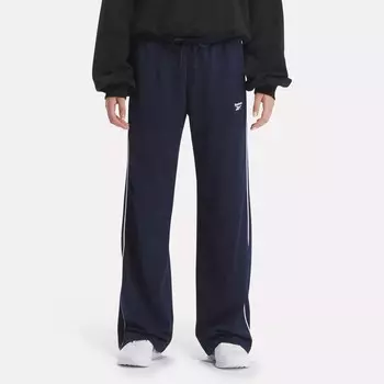 Спортивные брюки Identity Back Vector Reebok трикотажные, темно-синий