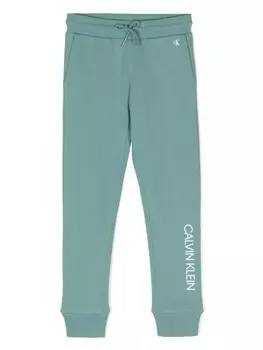 Спортивные брюки Institutional с логотипом Calvin Klein Kids, зеленый