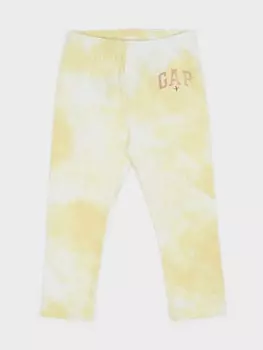 Спортивные брюки из батика Gap, желтый