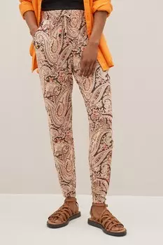 Спортивные брюки из джерси Next, коричневый