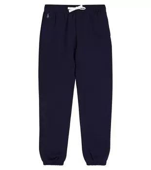 Спортивные брюки из джерси с логотипом Polo Ralph Lauren, синий