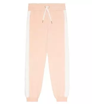 Спортивные брюки из джерси с отделкой крючком Chlo, розовый