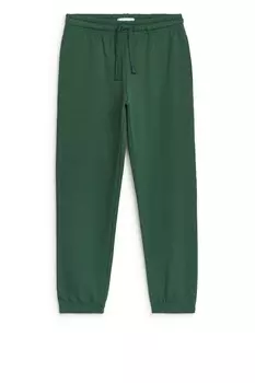 Спортивные брюки из френч терри Arket, зеленый