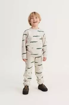 Спортивные брюки из хлопка для мальчиков Liewood, бежевый