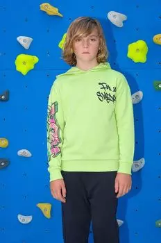 Спортивные брюки из хлопка для мальчиков Sisley, черный