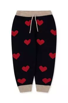 Спортивные брюки из хлопка для мальчиков Konges Sljd, темно-синий