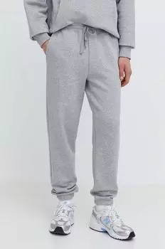Спортивные брюки из хлопка Herschel, серый