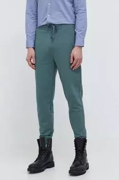 Спортивные брюки из хлопка Hugo, зеленый