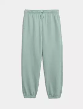 Спортивные брюки из хлопка Marks & Spencer, хаки