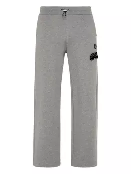 Спортивные брюки из хлопка Philipp Plein, серый