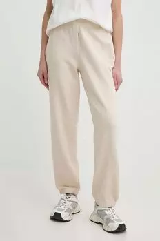Спортивные брюки из хлопка Pinko, бежевый